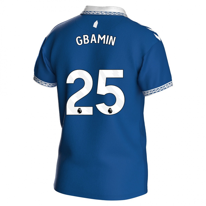 Mænd Jean-Philippe Gbamin #25 Kongeblå Hjemmebane Spillertrøjer 2023/24 Trøje T-Shirt