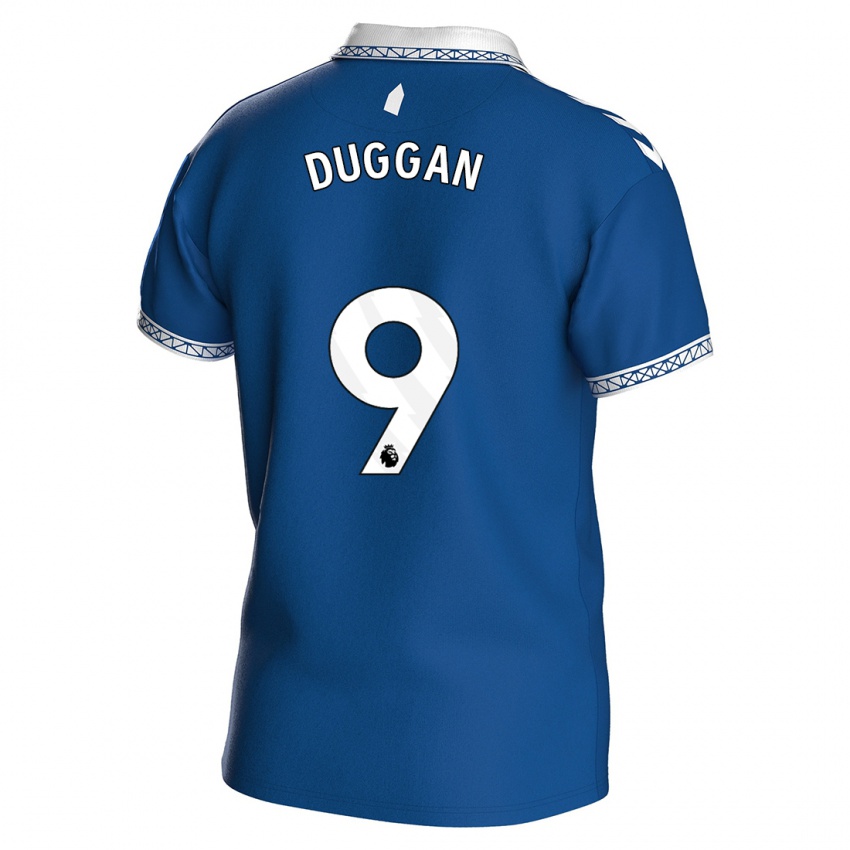 Mænd Toni Duggan #9 Kongeblå Hjemmebane Spillertrøjer 2023/24 Trøje T-Shirt