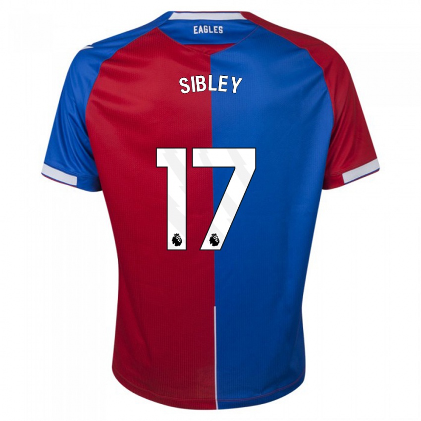 Mænd Isabella Sibley #17 Rød Blå Hjemmebane Spillertrøjer 2023/24 Trøje T-Shirt
