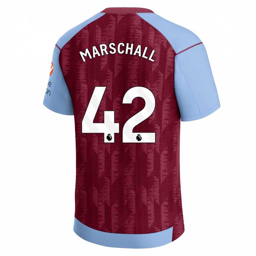 Mænd Filip Marschall #42 Klaret Blå Hjemmebane Spillertrøjer 2023/24 Trøje T-Shirt
