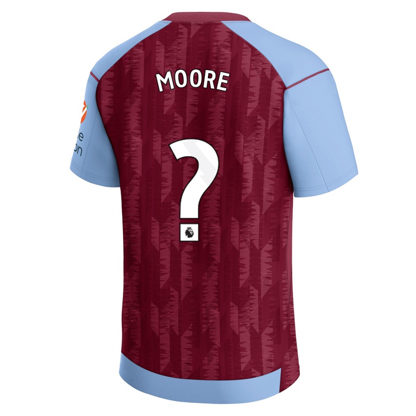 Mænd Kobei Moore #0 Klaret Blå Hjemmebane Spillertrøjer 2023/24 Trøje T-Shirt