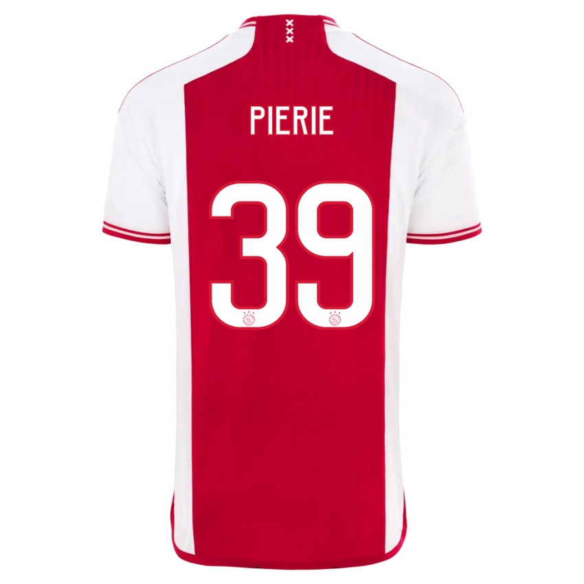 Mænd Kik Pierie #39 Rød Hvid Hjemmebane Spillertrøjer 2023/24 Trøje T-Shirt