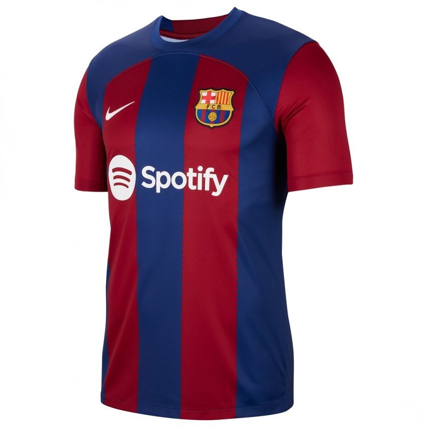 Mænd Arnau Sola #0 Rød Blå Hjemmebane Spillertrøjer 2023/24 Trøje T-Shirt