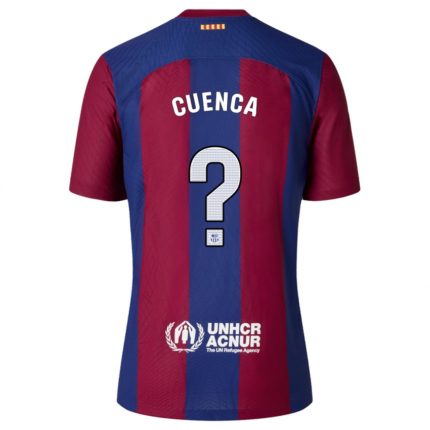Mænd Andrés Cuenca #0 Rød Blå Hjemmebane Spillertrøjer 2023/24 Trøje T-Shirt