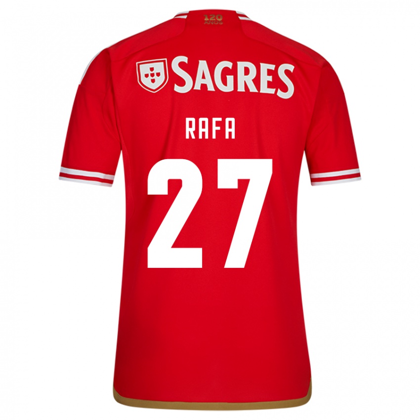 Mænd Rafa Silva #27 Rød Hjemmebane Spillertrøjer 2023/24 Trøje T-Shirt