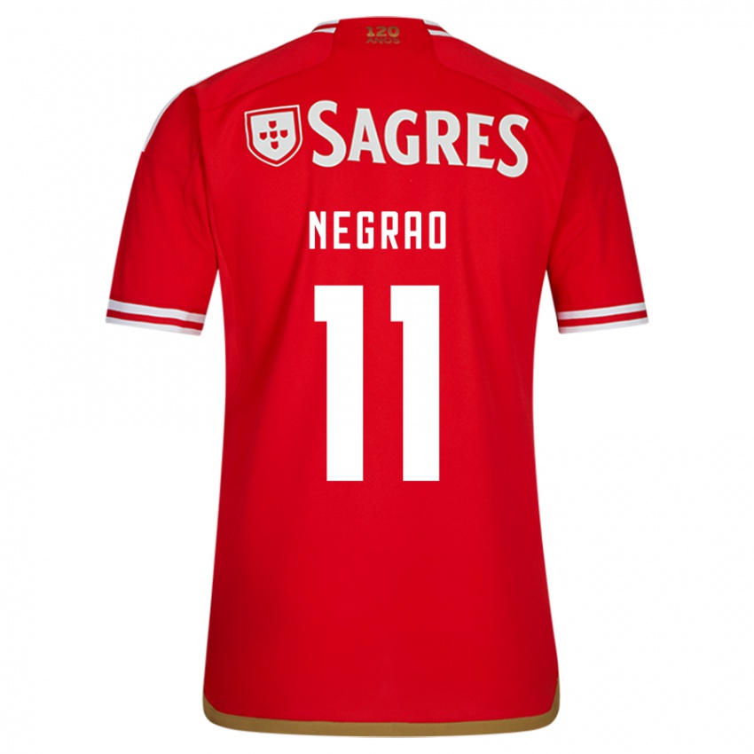 Mænd Maria Negrao #11 Rød Hjemmebane Spillertrøjer 2023/24 Trøje T-Shirt