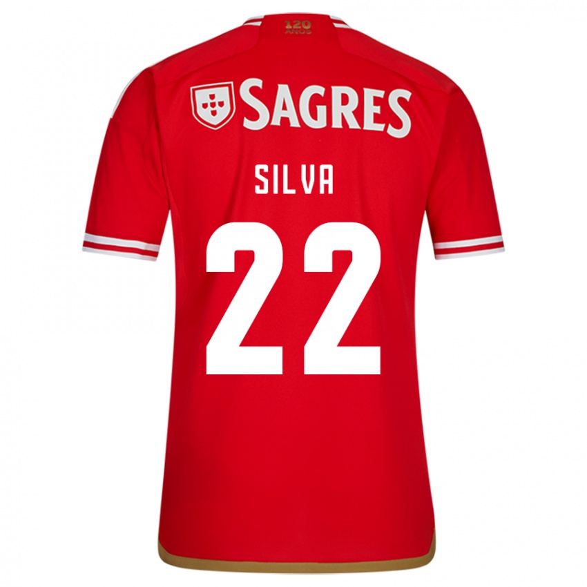 Mænd Amelia Silva #22 Rød Hjemmebane Spillertrøjer 2023/24 Trøje T-Shirt