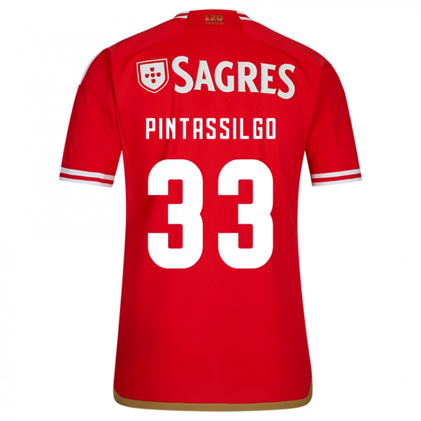 Mænd Lara Pintassilgo #33 Rød Hjemmebane Spillertrøjer 2023/24 Trøje T-Shirt