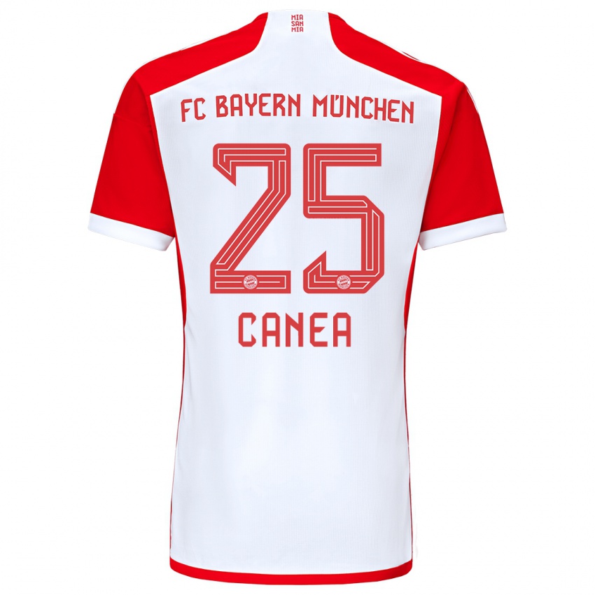 Mænd Rares Canea #25 Rød Hvid Hjemmebane Spillertrøjer 2023/24 Trøje T-Shirt