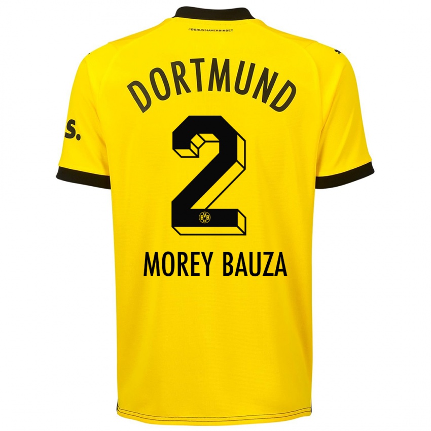 Mænd Mateu Morey Bauza #2 Gul Hjemmebane Spillertrøjer 2023/24 Trøje T-Shirt