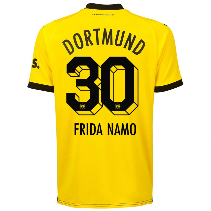Mænd Ronning Frida Namo #30 Gul Hjemmebane Spillertrøjer 2023/24 Trøje T-Shirt