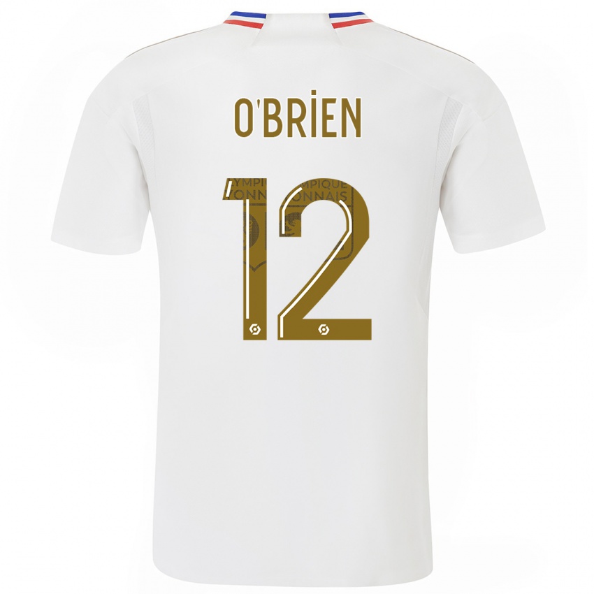 Mænd Jake O'brien #12 Hvid Hjemmebane Spillertrøjer 2023/24 Trøje T-Shirt