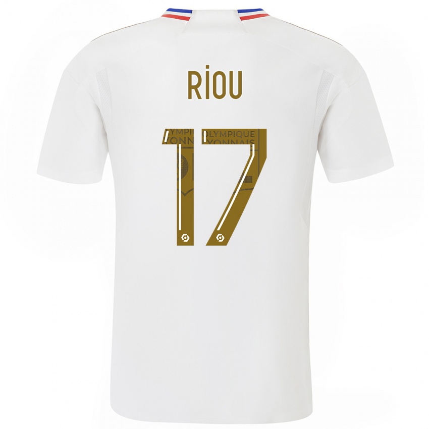 Mænd Remy Riou #17 Hvid Hjemmebane Spillertrøjer 2023/24 Trøje T-Shirt