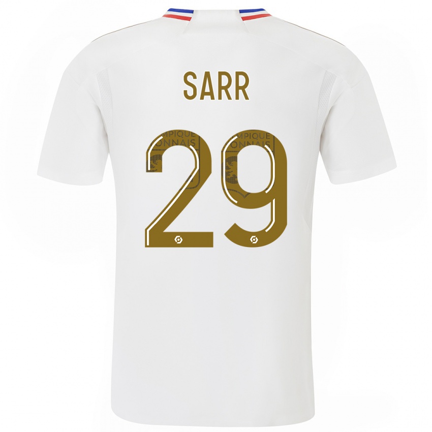 Mænd Mamadou Sarr #29 Hvid Hjemmebane Spillertrøjer 2023/24 Trøje T-Shirt