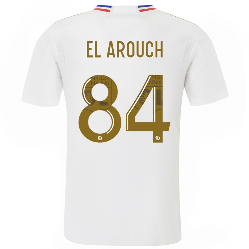 Mænd Mohamed El Arouch #84 Hvid Hjemmebane Spillertrøjer 2023/24 Trøje T-Shirt