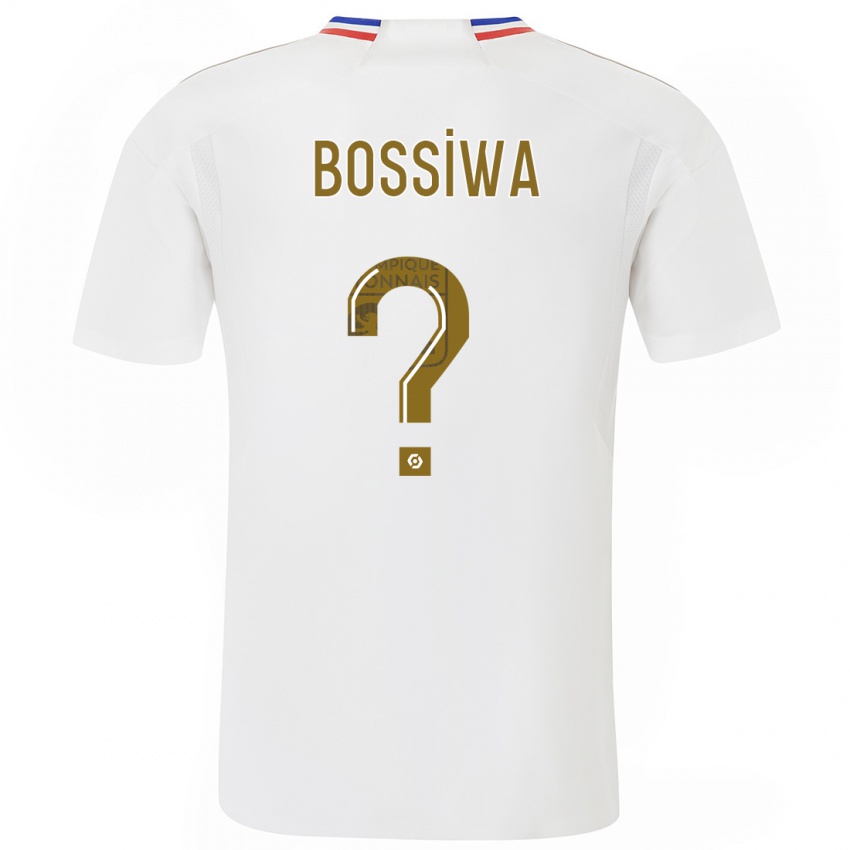 Mænd Samuel Bossiwa #0 Hvid Hjemmebane Spillertrøjer 2023/24 Trøje T-Shirt