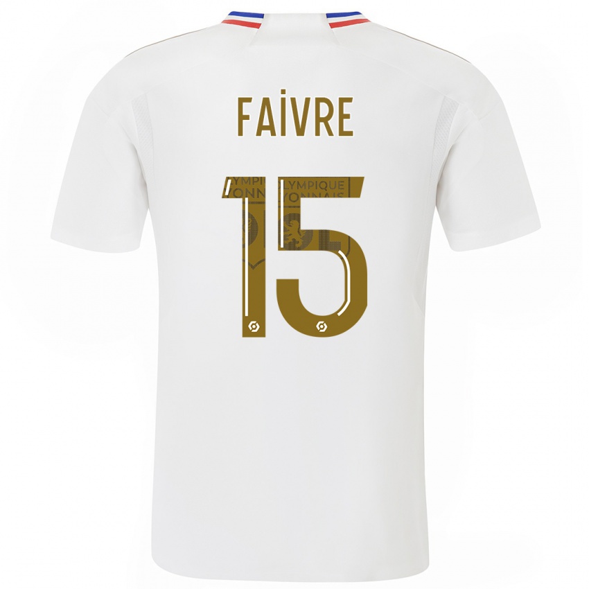 Mænd Romain Faivre #15 Hvid Hjemmebane Spillertrøjer 2023/24 Trøje T-Shirt