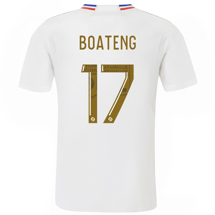 Mænd Jerome Boateng #17 Hvid Hjemmebane Spillertrøjer 2023/24 Trøje T-Shirt