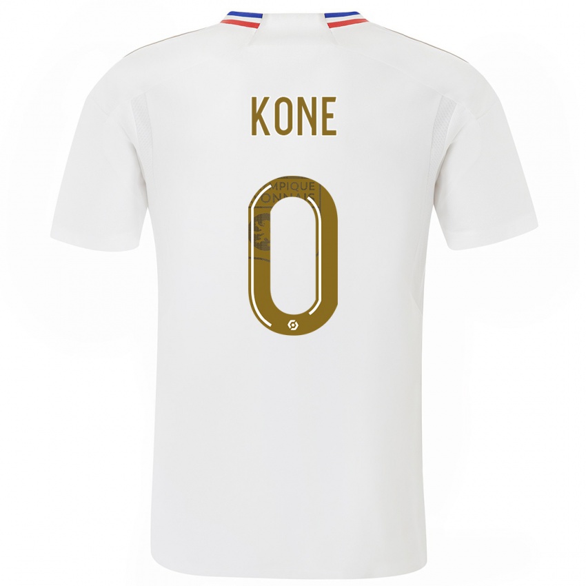 Mænd Youssouf Kone #0 Hvid Hjemmebane Spillertrøjer 2023/24 Trøje T-Shirt