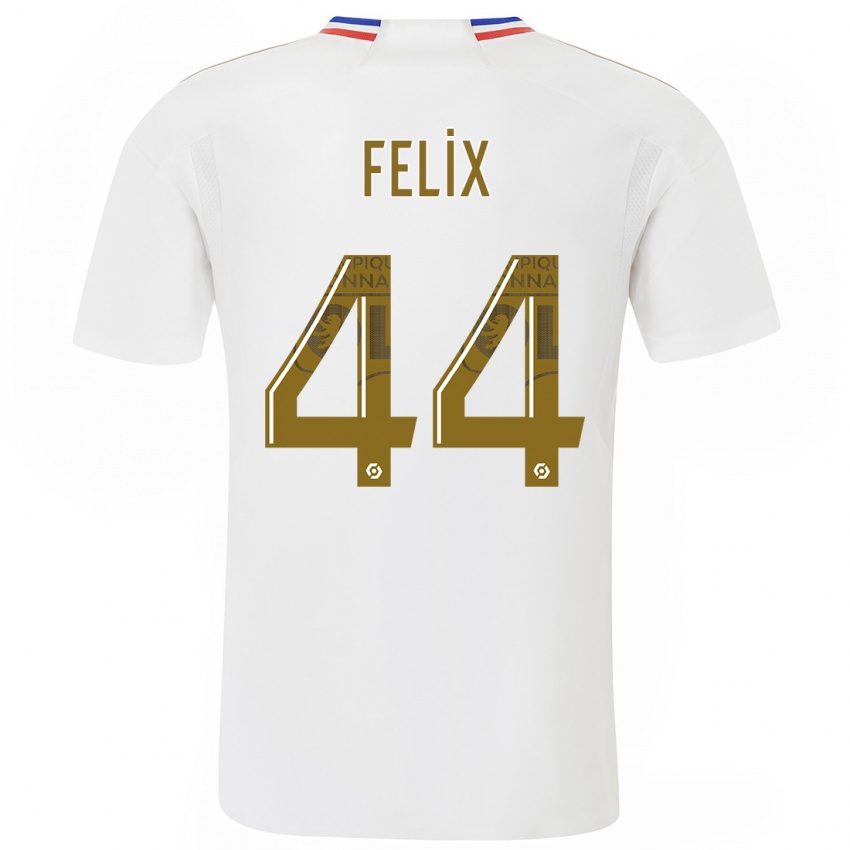 Mænd Marley Felix #44 Hvid Hjemmebane Spillertrøjer 2023/24 Trøje T-Shirt