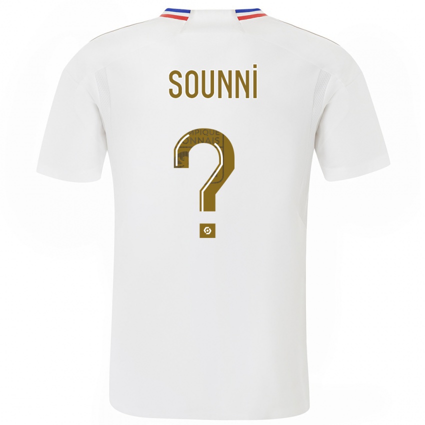 Mænd Madyan Sounni #0 Hvid Hjemmebane Spillertrøjer 2023/24 Trøje T-Shirt