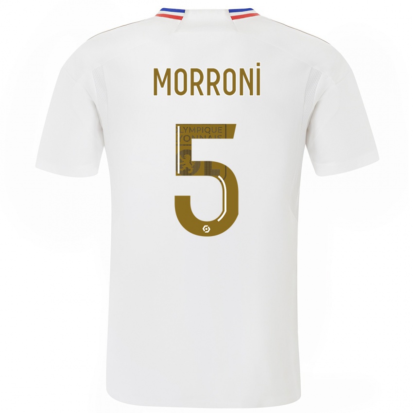 Mænd Perle Morroni #5 Hvid Hjemmebane Spillertrøjer 2023/24 Trøje T-Shirt