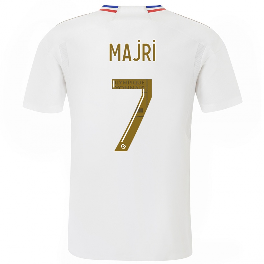 Mænd Amel Majri #7 Hvid Hjemmebane Spillertrøjer 2023/24 Trøje T-Shirt