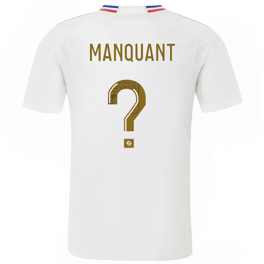 Mænd Joris Manquant #0 Hvid Hjemmebane Spillertrøjer 2023/24 Trøje T-Shirt