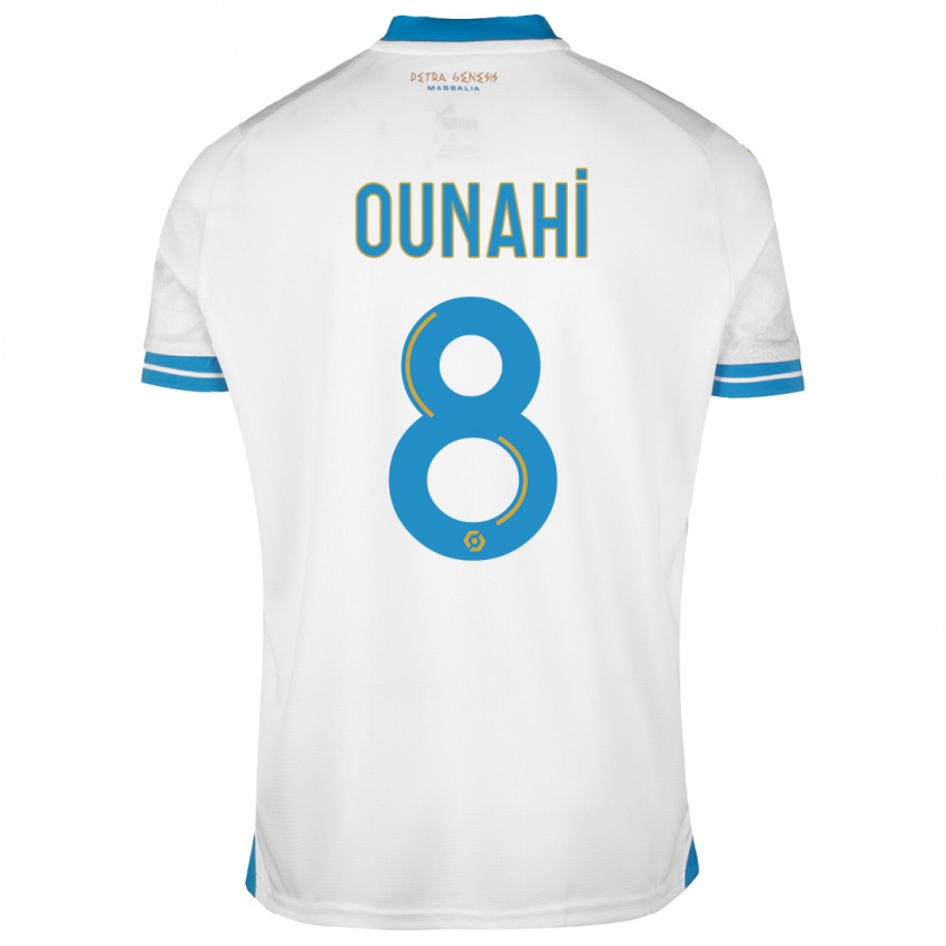 Mænd Azzedine Ounahi #8 Hvid Hjemmebane Spillertrøjer 2023/24 Trøje T-Shirt
