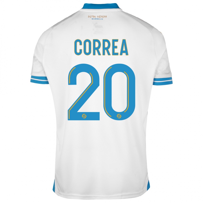 Mænd Joaquin Correa #20 Hvid Hjemmebane Spillertrøjer 2023/24 Trøje T-Shirt