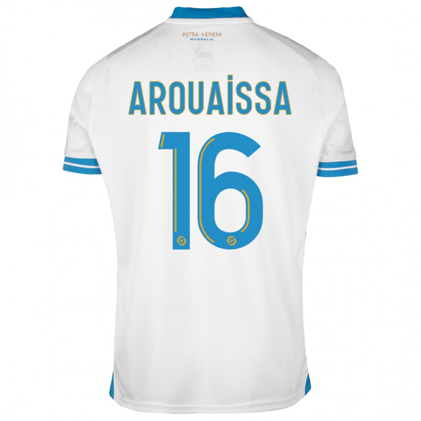 Mænd Ines Arouaissa #16 Hvid Hjemmebane Spillertrøjer 2023/24 Trøje T-Shirt