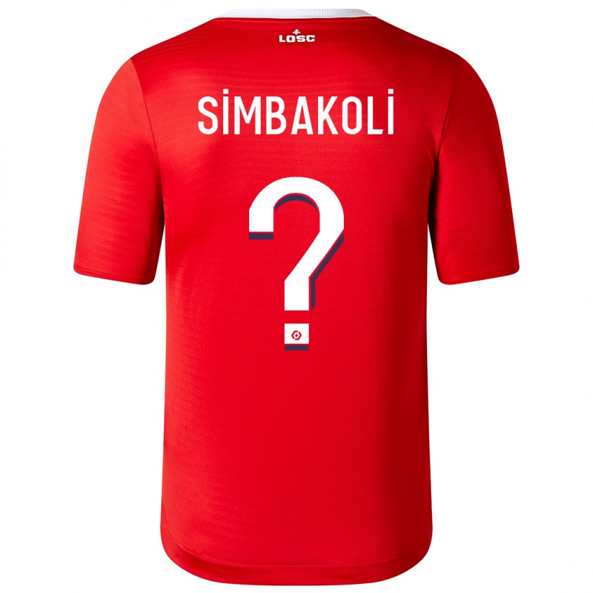 Mænd Mamadou Simbakoli #0 Rød Hjemmebane Spillertrøjer 2023/24 Trøje T-Shirt