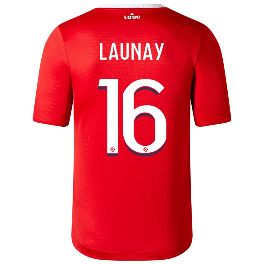 Mænd Elisa Launay #16 Rød Hjemmebane Spillertrøjer 2023/24 Trøje T-Shirt