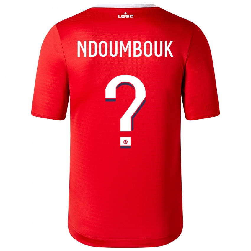 Mænd Marlyse Ngo Ndoumbouk #0 Rød Hjemmebane Spillertrøjer 2023/24 Trøje T-Shirt
