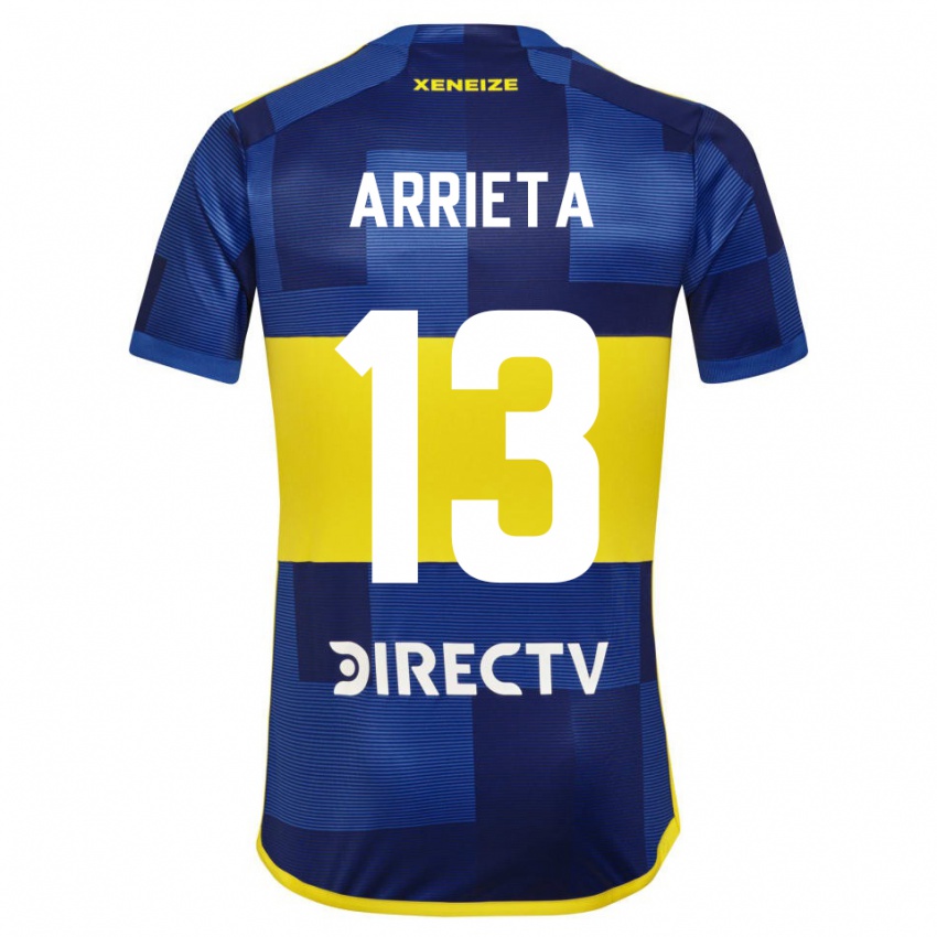 Mænd Thomas Arrieta #13 Mørkeblå Gul Hjemmebane Spillertrøjer 2023/24 Trøje T-Shirt