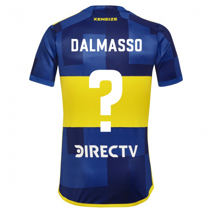 Mænd Santiago Dalmasso #0 Mørkeblå Gul Hjemmebane Spillertrøjer 2023/24 Trøje T-Shirt