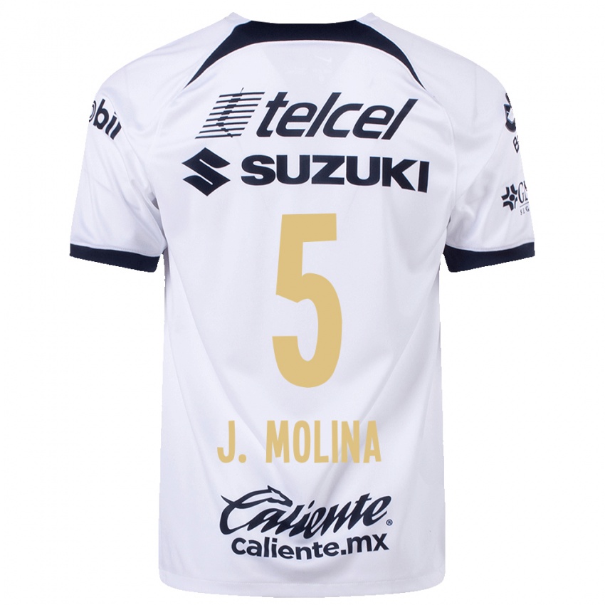 Mænd Jesús Molina #5 Hvid Hjemmebane Spillertrøjer 2023/24 Trøje T-Shirt