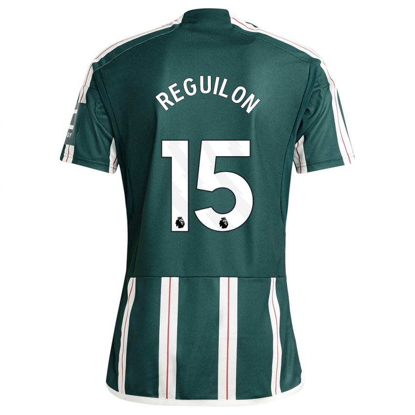 Mænd Sergio Reguilon #15 Mørkegrøn Udebane Spillertrøjer 2023/24 Trøje T-Shirt