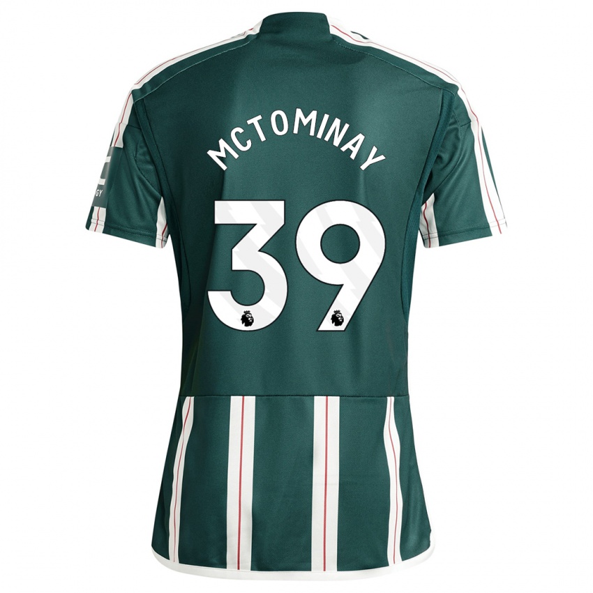 Mænd Scott Mctominay #39 Mørkegrøn Udebane Spillertrøjer 2023/24 Trøje T-Shirt