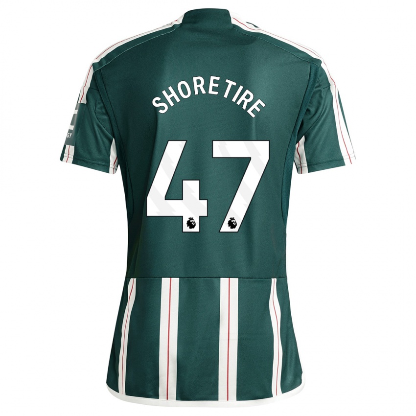 Mænd Shola Shoretire #47 Mørkegrøn Udebane Spillertrøjer 2023/24 Trøje T-Shirt