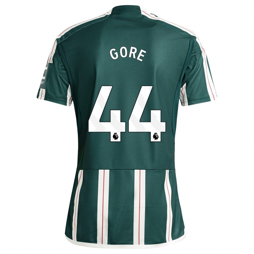 Mænd Daniel Gore #44 Mørkegrøn Udebane Spillertrøjer 2023/24 Trøje T-Shirt