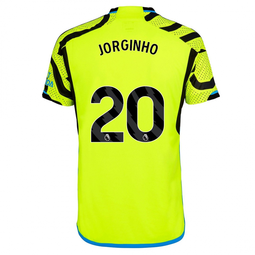 Mænd Jorginho #20 Gul Udebane Spillertrøjer 2023/24 Trøje T-Shirt