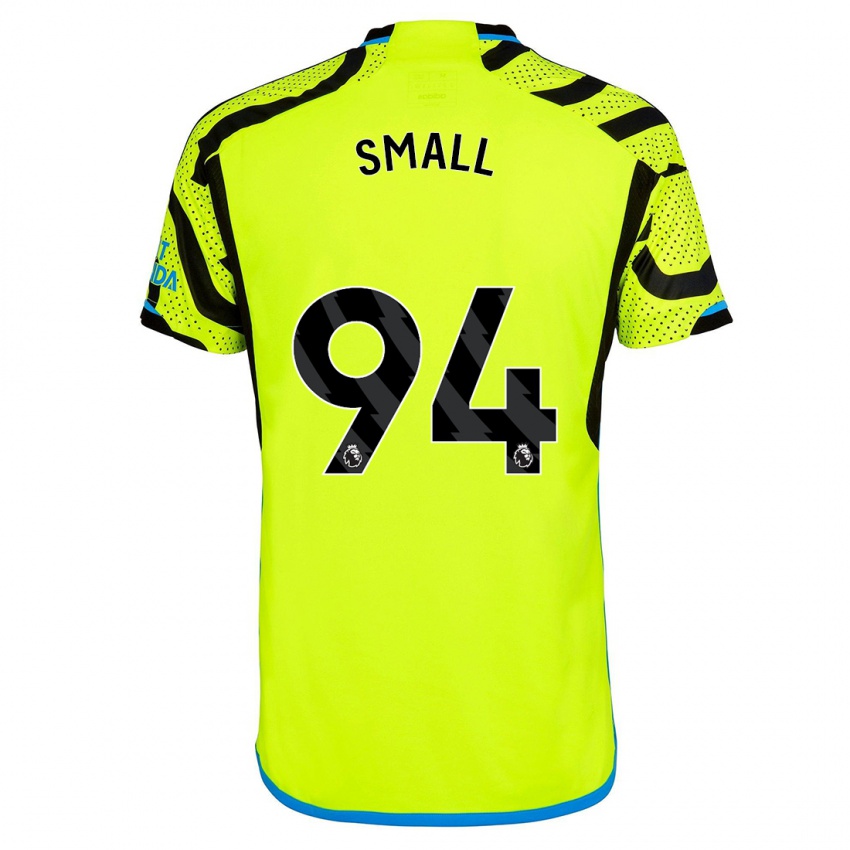 Mænd Coby Small #94 Gul Udebane Spillertrøjer 2023/24 Trøje T-Shirt