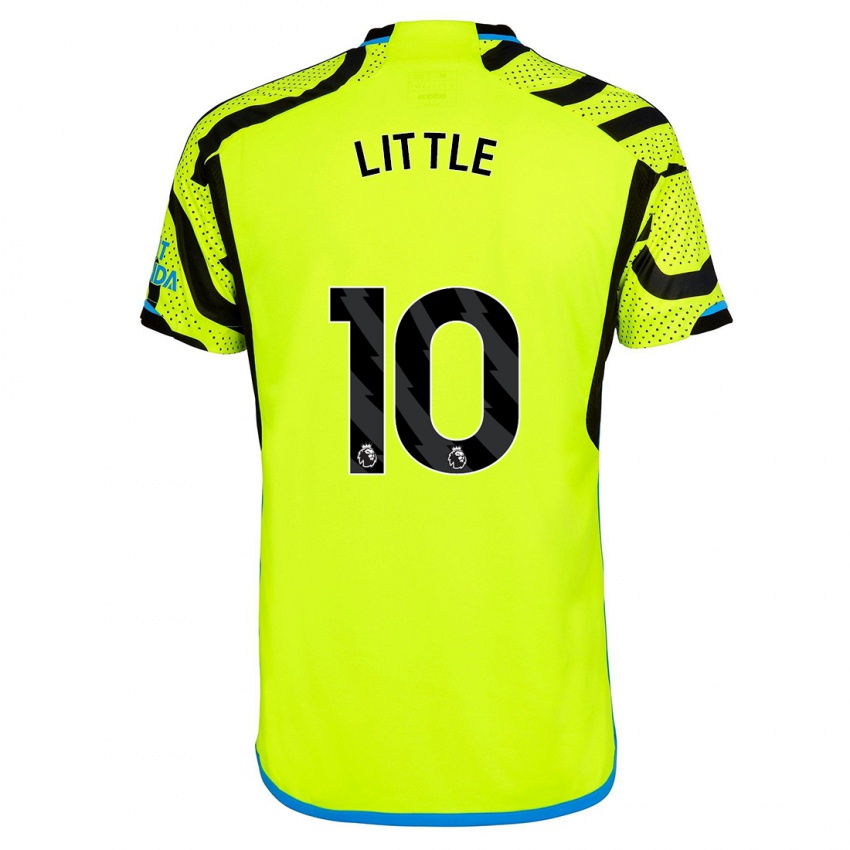 Mænd Kim Little #10 Gul Udebane Spillertrøjer 2023/24 Trøje T-Shirt
