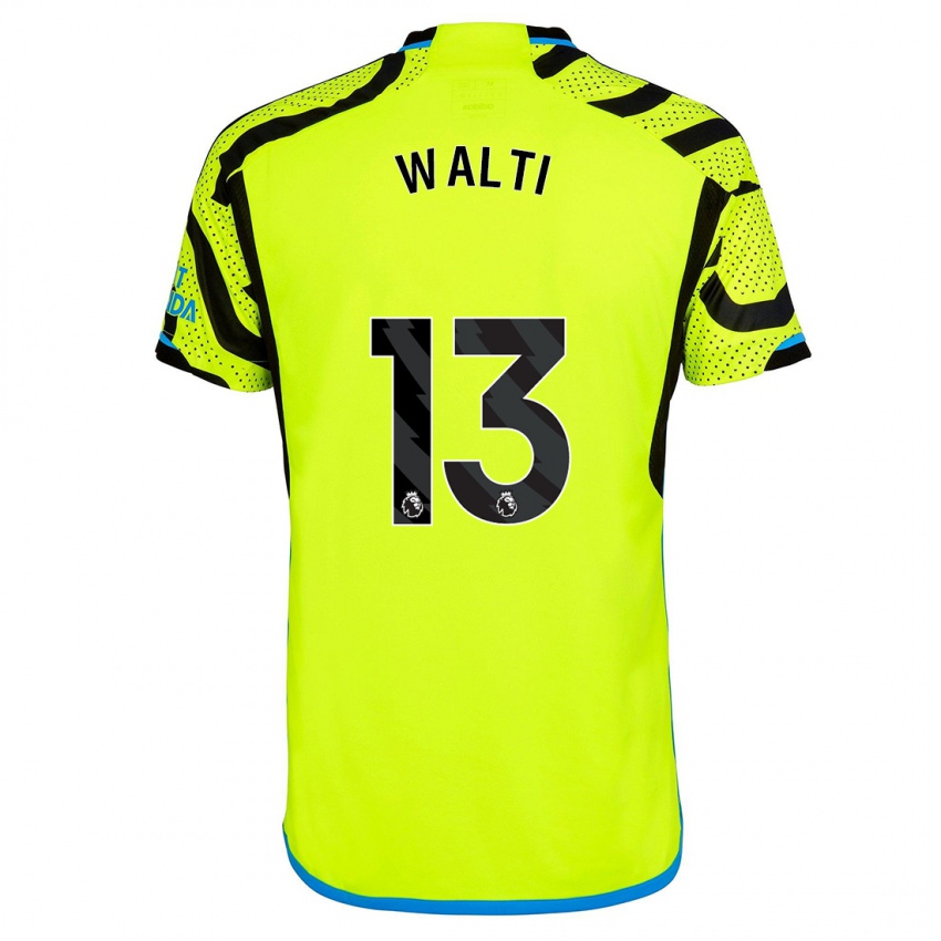 Mænd Lia Walti #13 Gul Udebane Spillertrøjer 2023/24 Trøje T-Shirt