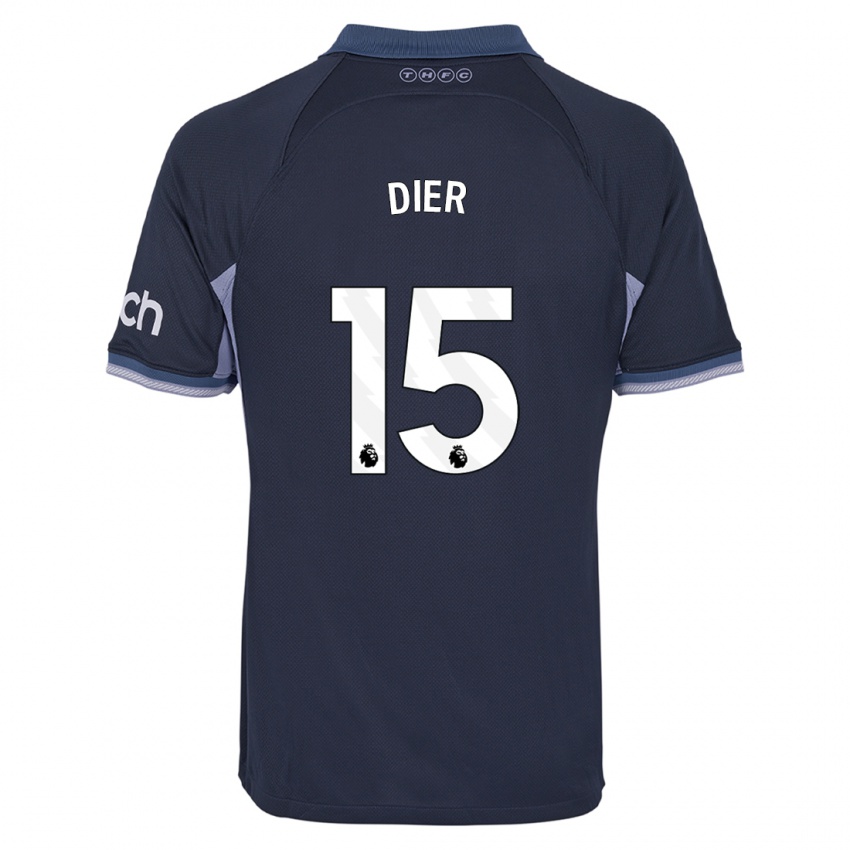 Mænd Eric Dier #15 Mørkeblå Udebane Spillertrøjer 2023/24 Trøje T-Shirt
