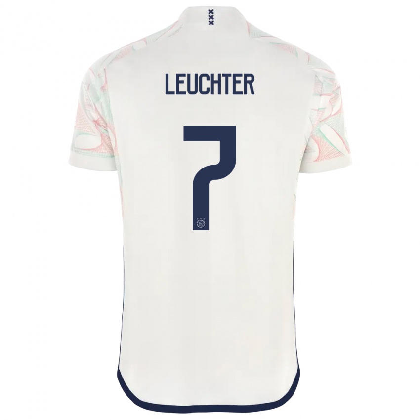 Mænd Romée Leuchter #7 Hvid Udebane Spillertrøjer 2023/24 Trøje T-Shirt