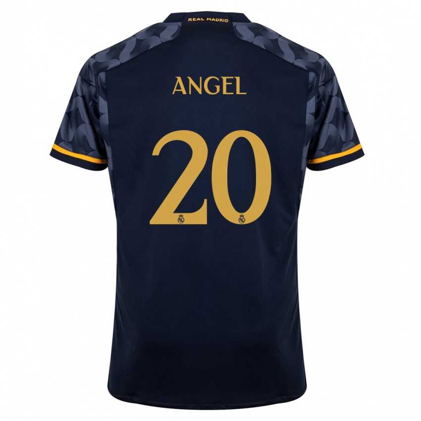 Mænd Manuel Angel #20 Mørkeblå Udebane Spillertrøjer 2023/24 Trøje T-Shirt