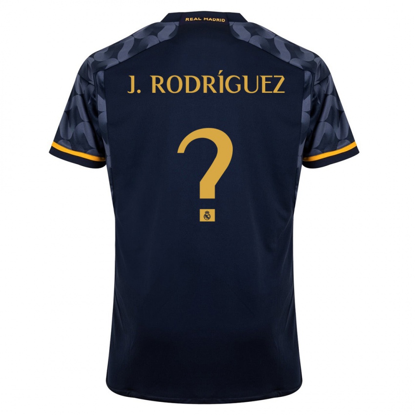 Mænd Juan Rodríguez #0 Mørkeblå Udebane Spillertrøjer 2023/24 Trøje T-Shirt