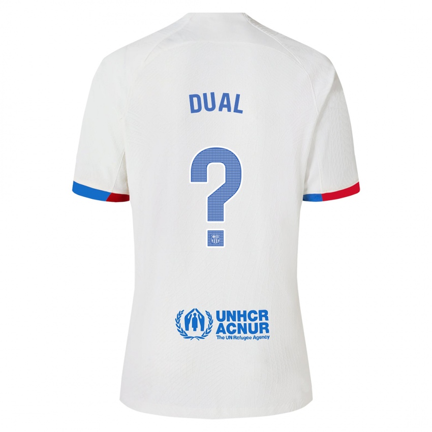 Mænd Wesley Dual #0 Hvid Udebane Spillertrøjer 2023/24 Trøje T-Shirt